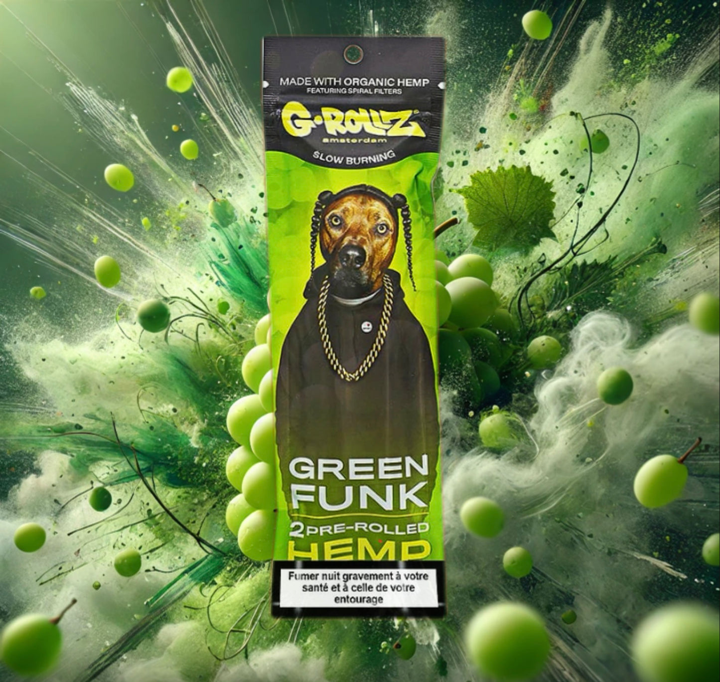 BLUNT CHANVRE G-ROLLZ AMSTERDAM GREEN FUNK PAR 2