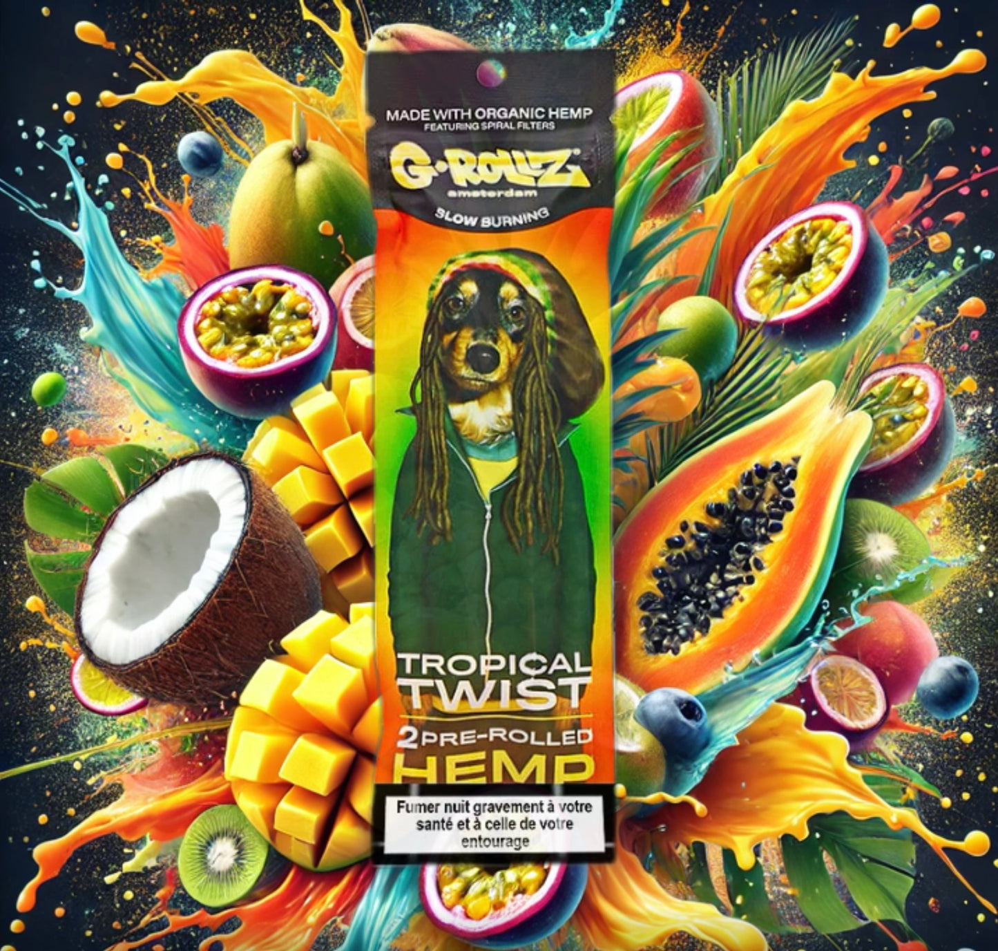 BLUNT CHANVRE G-ROLLZ AMSTERDAM TROPICAL TWIST PAR 2