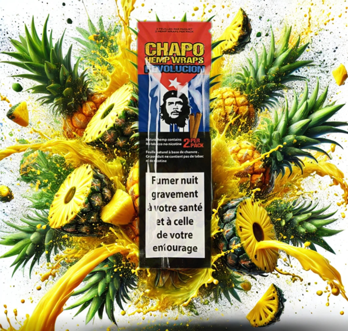 Blunt Hemp Wrap CHAPO Revolution Ananas