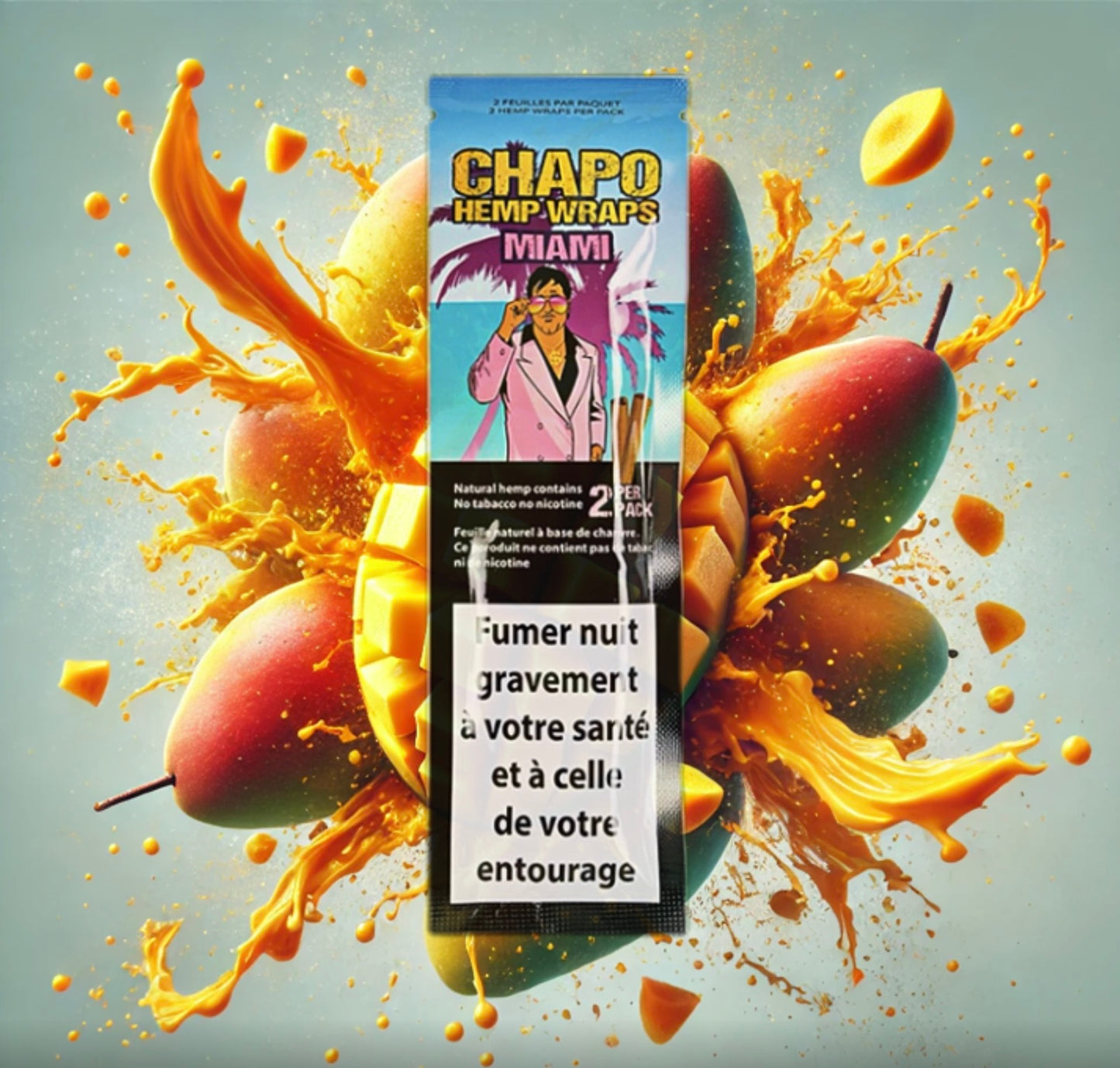 Blunt Hemp Wrap CHAPO Miami Mangue