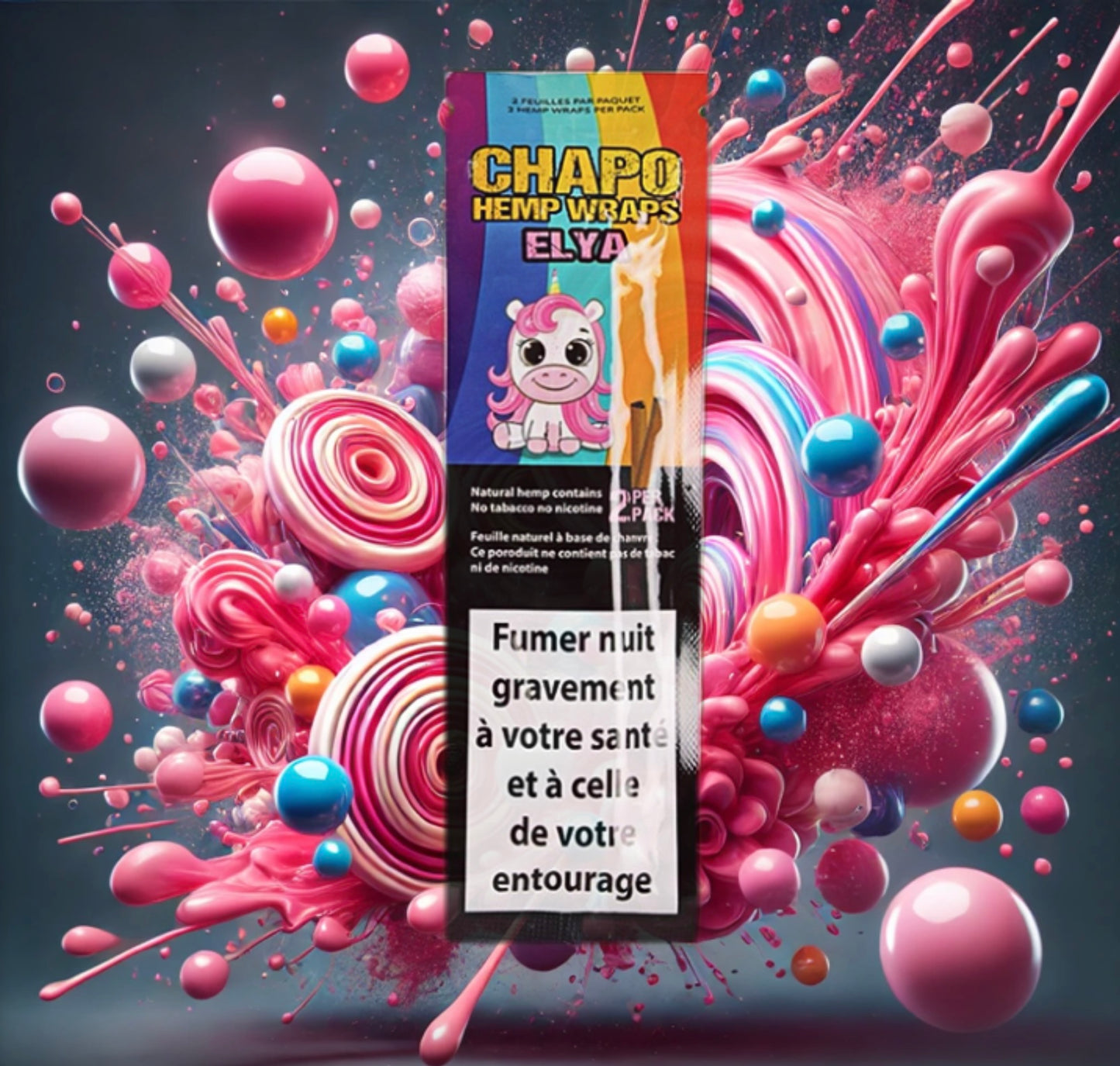 Blunt Hemp Wrap CHAPO Elya Bubble Gum