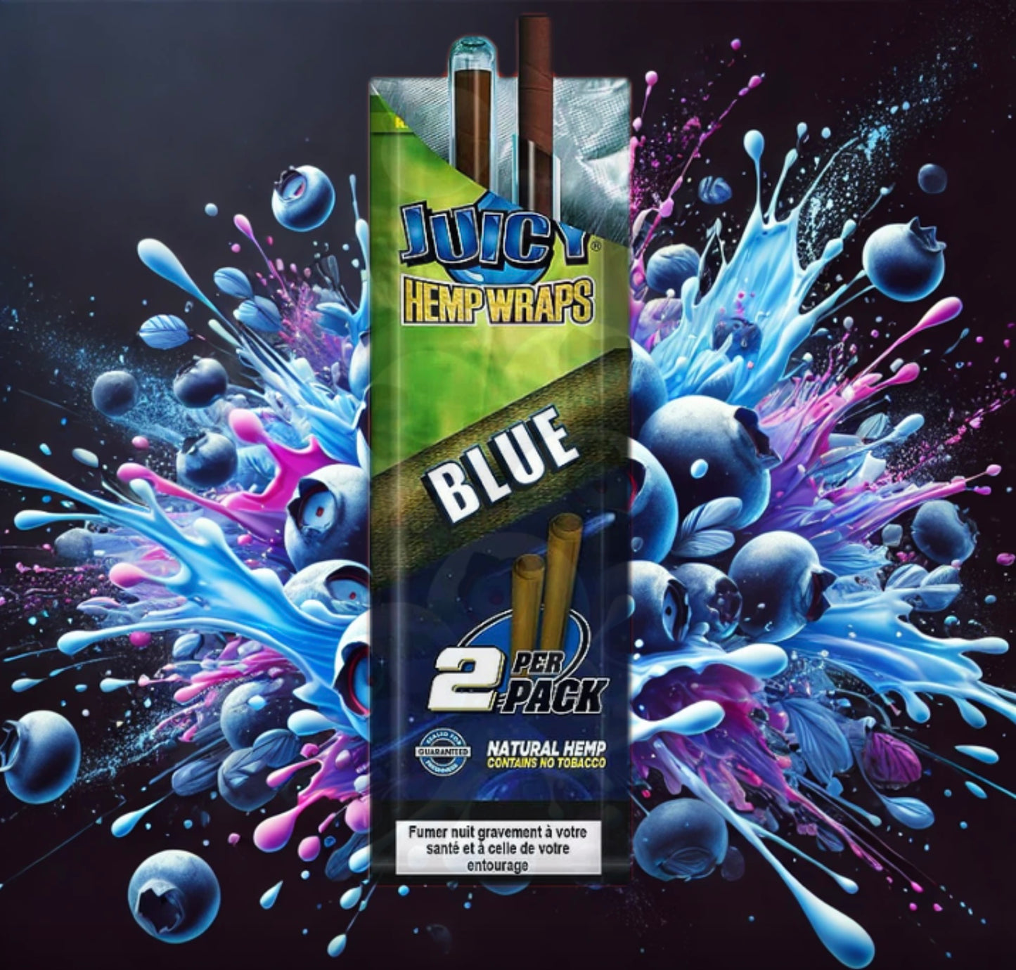 Blunt Juicy Hemp Wrap Blue
