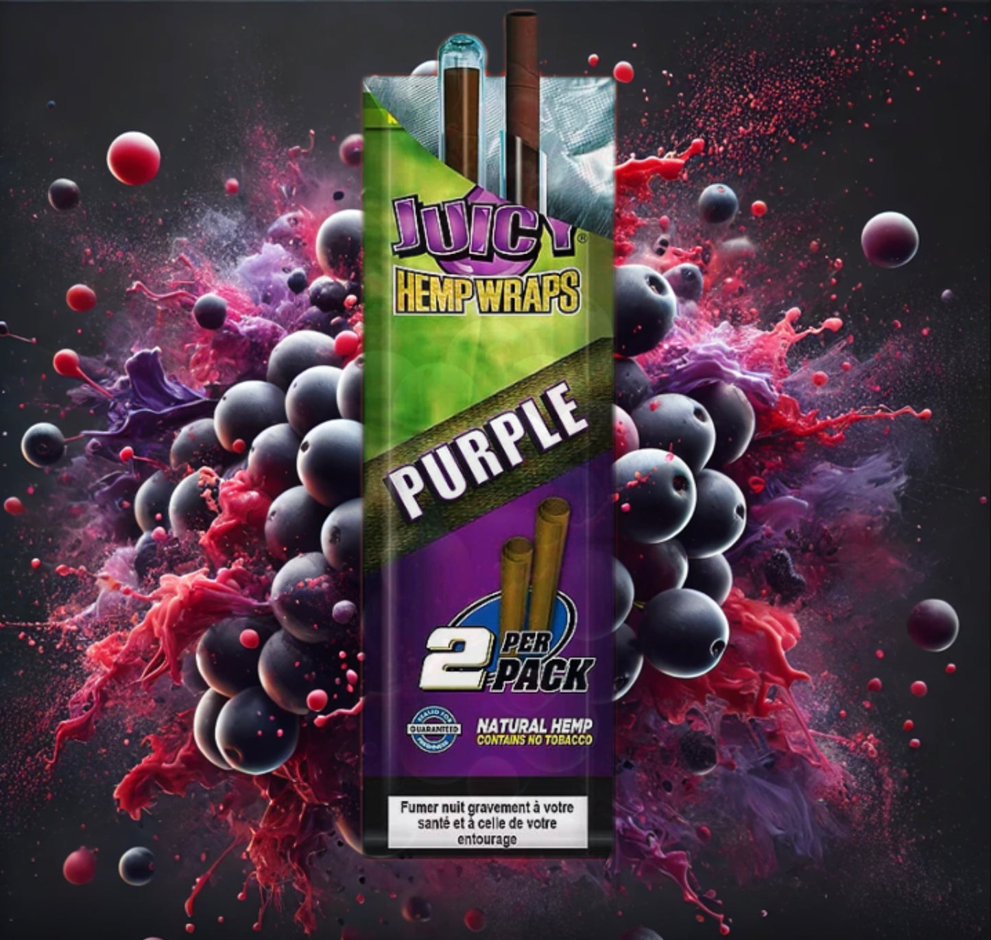 Blunt Juicy Hemp Wrap Purple