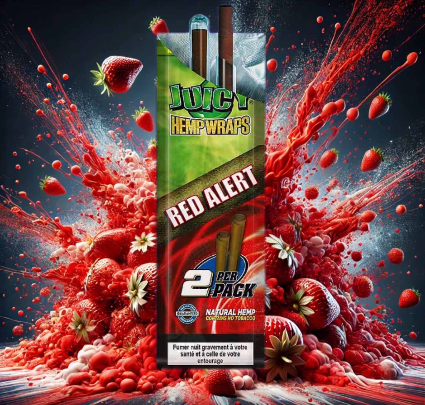 Blunt Juicy Hemp Wrap Red