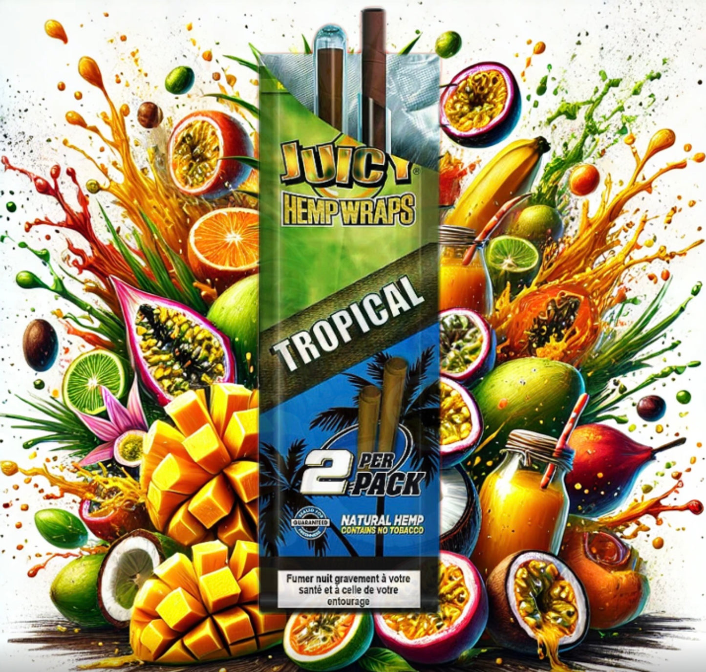 Blunt Juicy Hemp Wrap Tropical