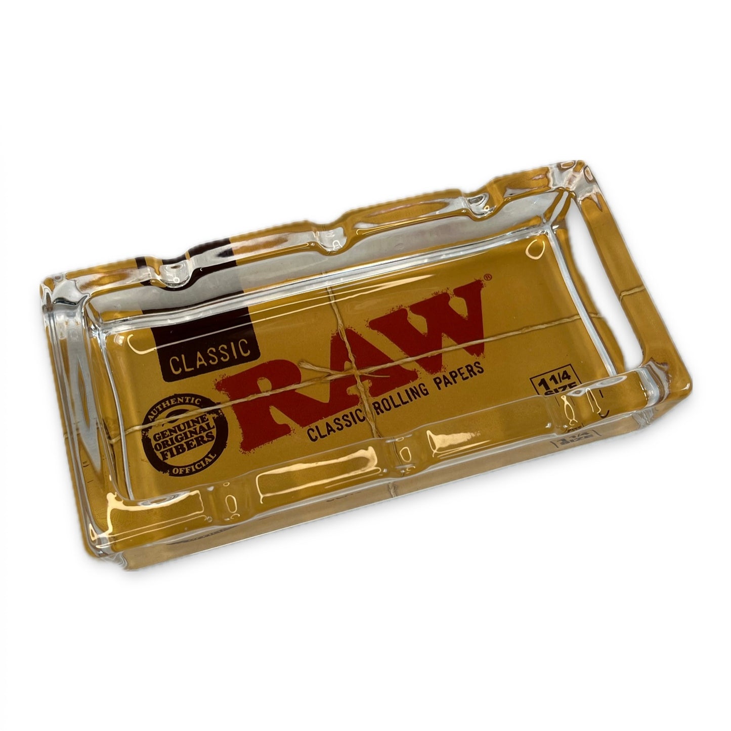 Cendrier en verre Raw Glass Pack