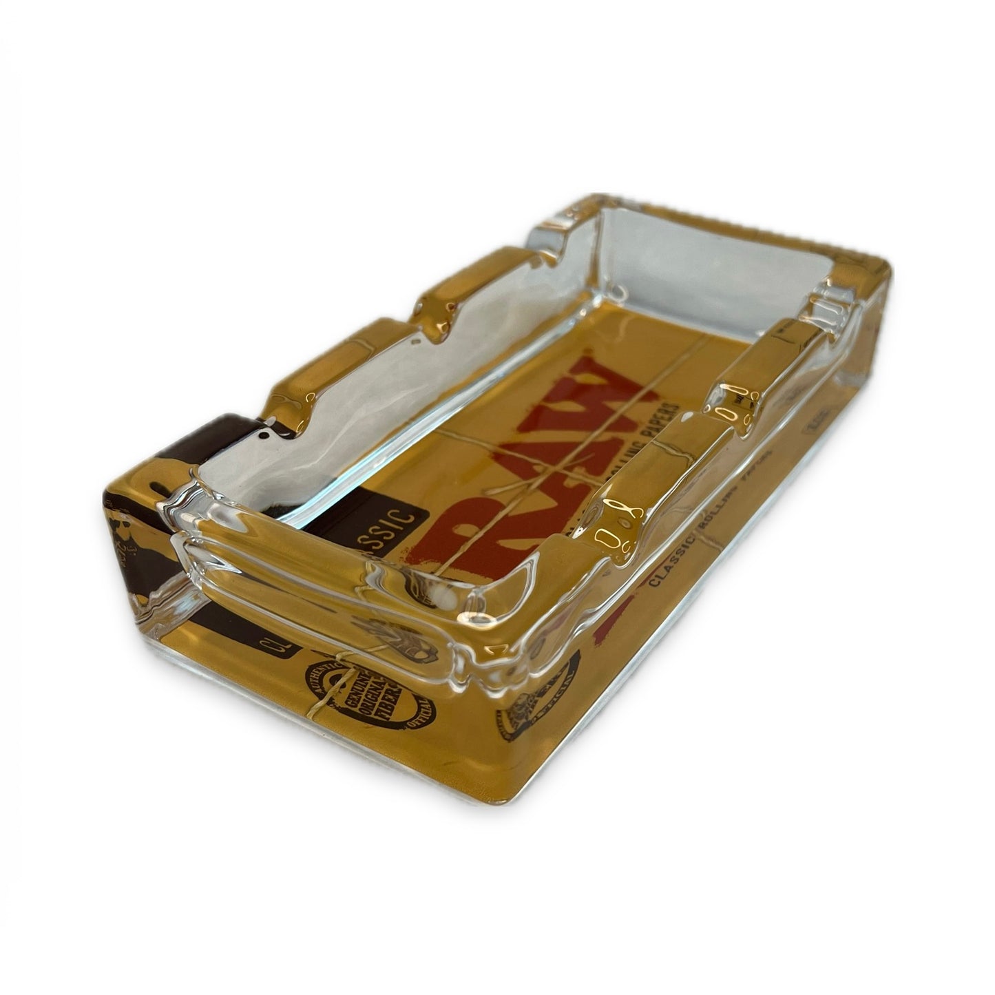 Cendrier en verre Raw Glass Pack