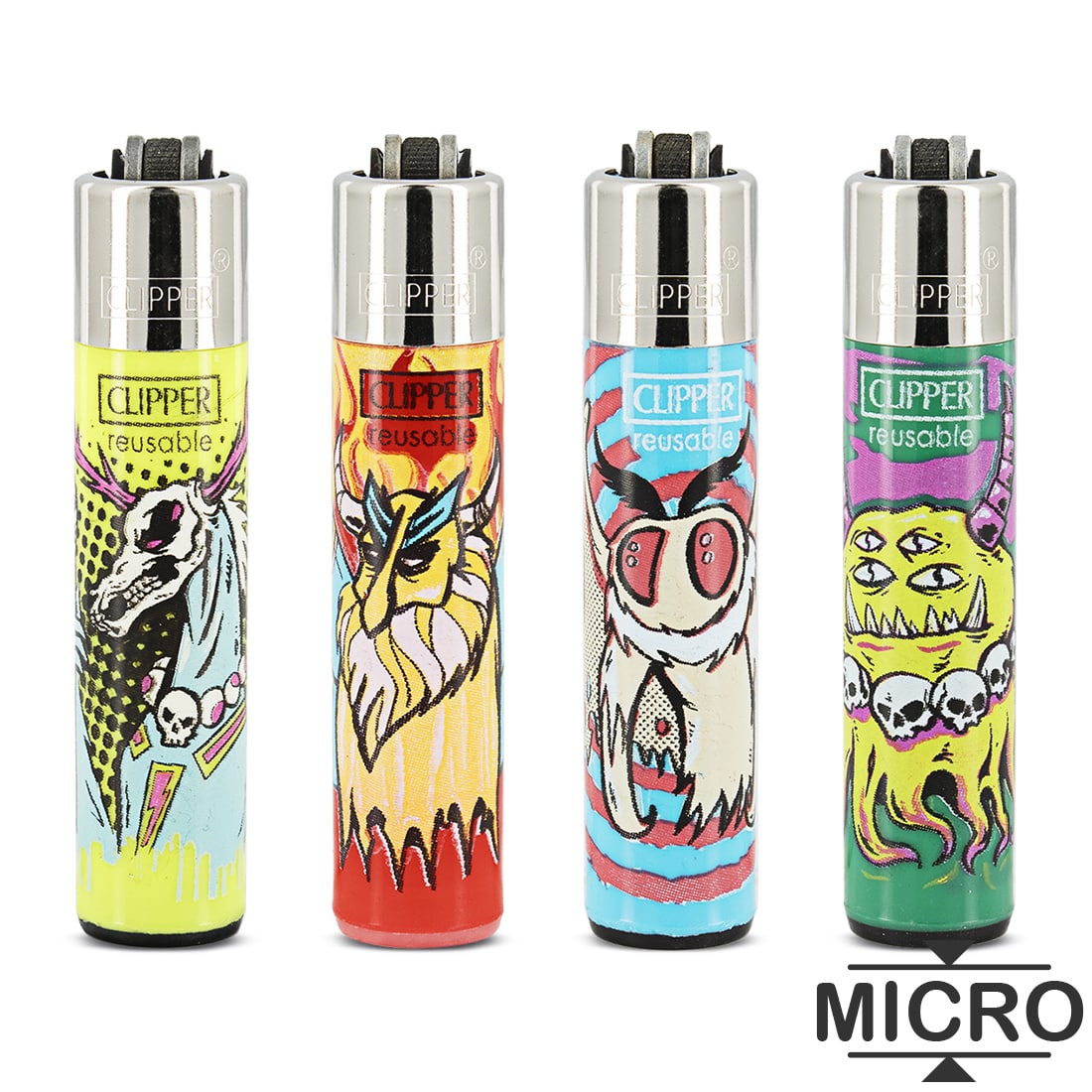 Clipper Micro Paranormal Creatures x4
