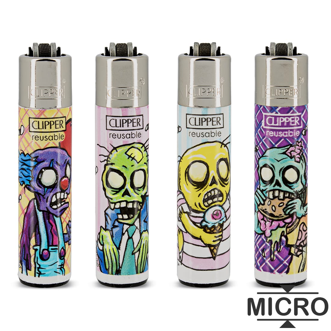 Clipper Micro Invasion Zombie x4