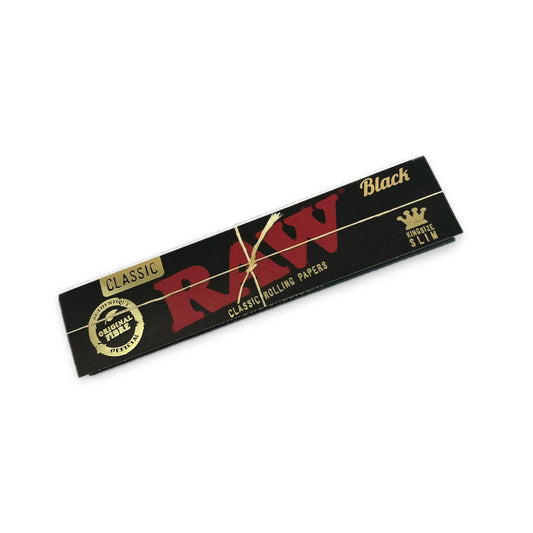 Feuilles à rouler Raw Black King Size Slim
