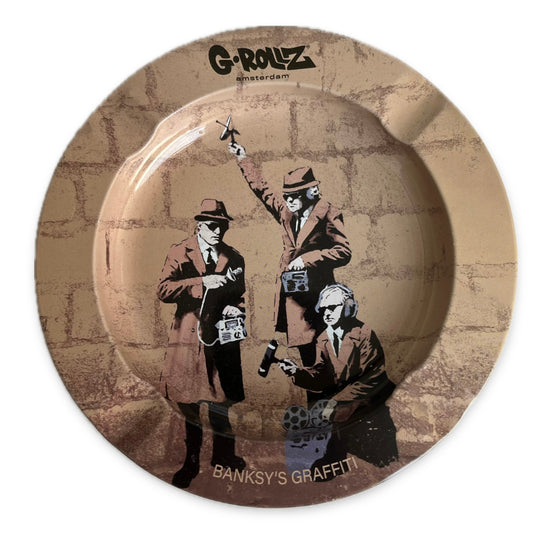 Cendrier en métal G-Rollz Banksy's Paparaazzi