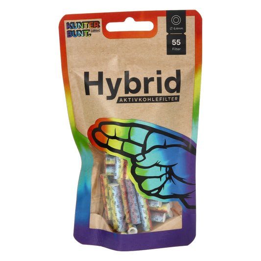 Filtres Hybrid charbon actif Rainbow par 55