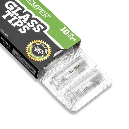 Boites de 5 filtres en verre 10mm Hemper