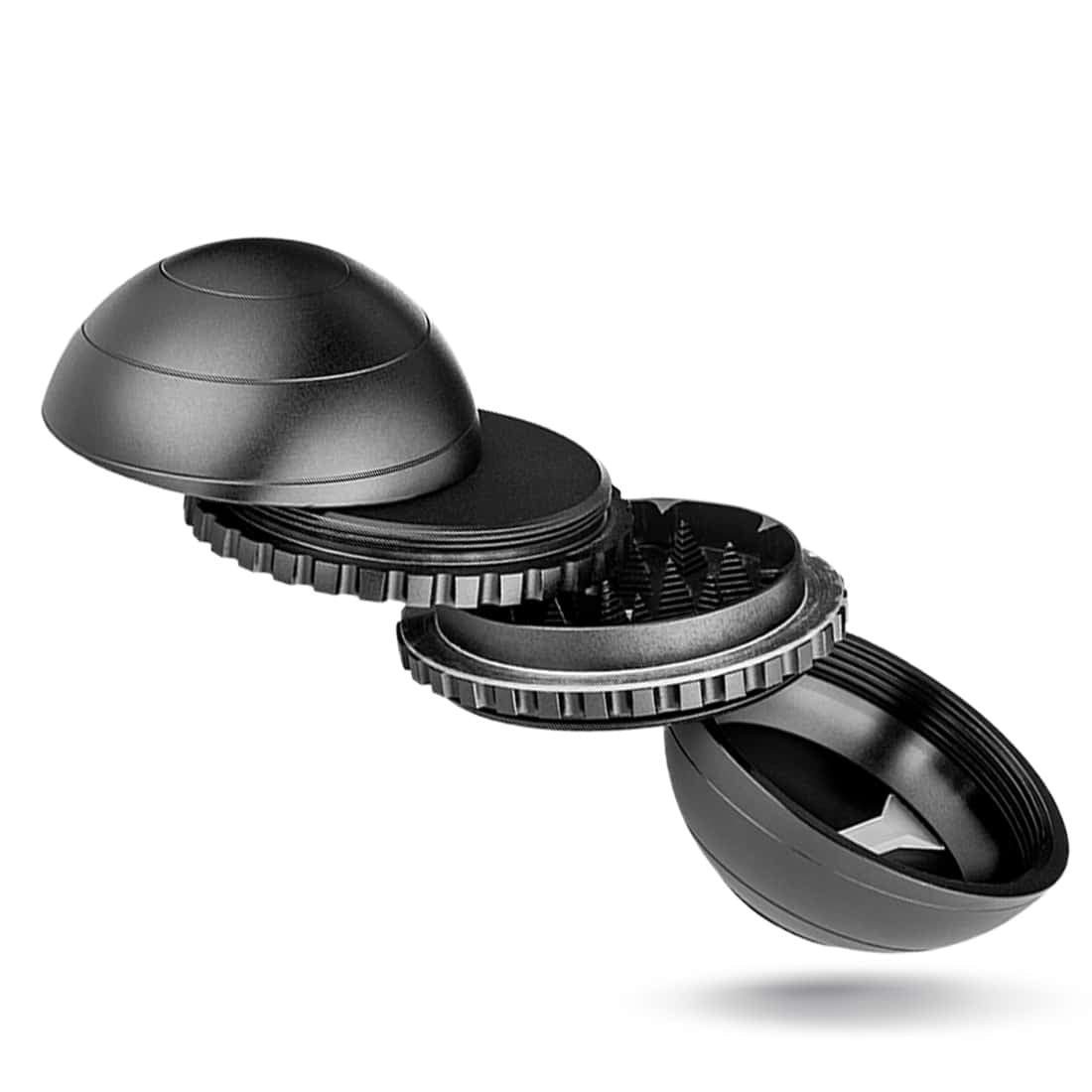 Grinder Hypnotique Sphère Aluminium Noir mat