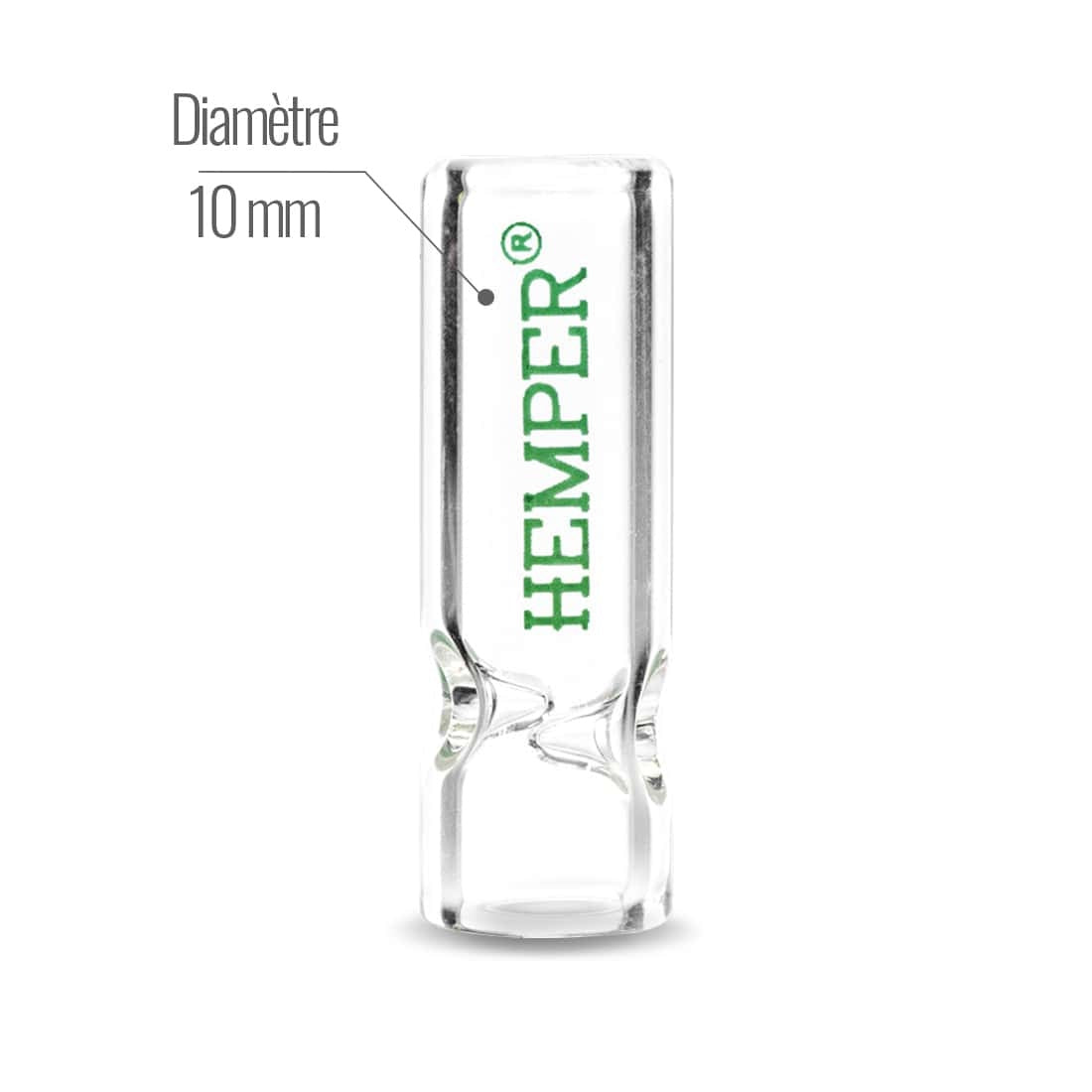 Boites de 5 filtres en verre 10mm Hemper